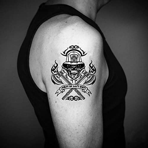 Privremena naljepnica za tetovažu vatrogasaca - Ohmytat