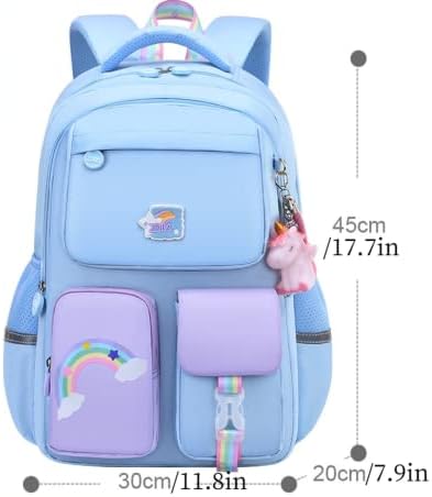 Slatki ruksak za dječake za djevojčice, veliki kapacitet lagan studentski prijenosni ruksak bookbag torba casual putopis