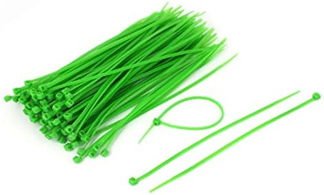 Novi LON0167 3 mm x sadržano 150 mm mrežni kabel Pouzdana žica za učinkovitost kabela najlon zip kravata zelena 100 PCS