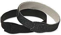 Kabelske veze za samo-upotrebu u višekratnoj upotrebi 1/2 x 15 inča crne/sive 30 kravata/pakiranja