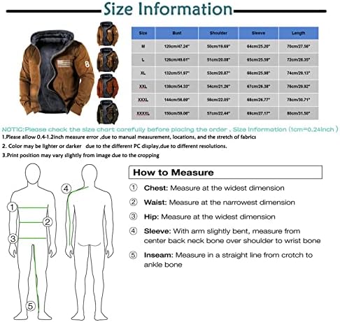 ADSSDQ Preveliki trčanje pulover muške jeseni dugi rukavi Slatke jakne s zip udobnim jaknama s kapuljačom stane čvrste guste