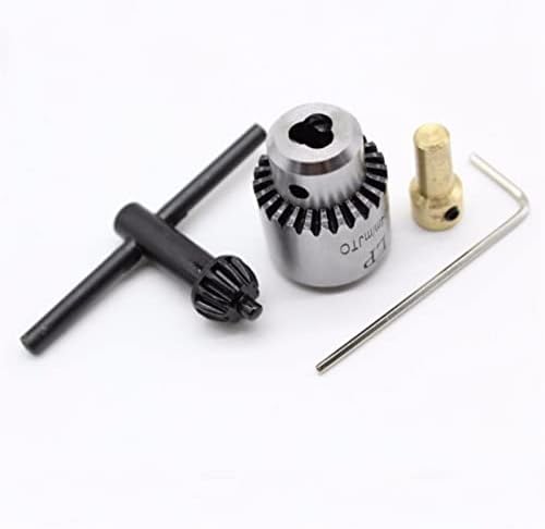 AVKART 4PCS Micro motor bušilica Chuck Stjelica za stezanje 0,3-4 mm konus montirani mini s tipkom 3,17 mm mesingani električni