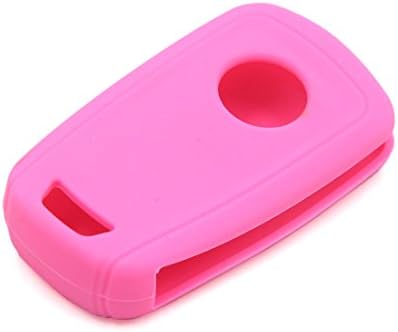 ružičasta silikonska torbica za daljinski ključ s 4 gumba za palac