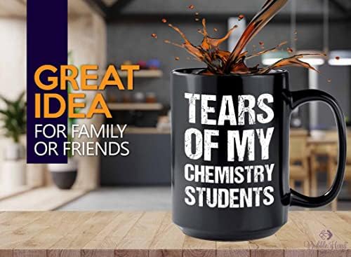 Suze moje šalice kave 15oz Black - Studenti kemije - Kemija nastavnika znanosti Pokloni Periodični stolni molekula laboratorij