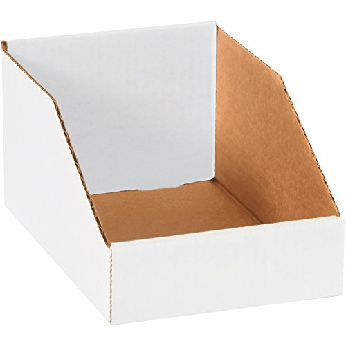 Paket isporuke za otvorene kutije za smeće, 6 9 9 1/2, bijela
