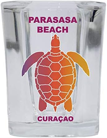 Suvenir duge kornjače na Plaži Parasasa Curacao kvadratna čaša