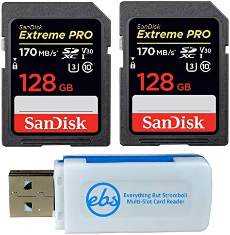 Memorijska kartica SanDisk 256GB SDXC memorijska kartica Extreme Pro Two Pack 4K V30 UHS-I Class 10 u paketu sa svim, osim