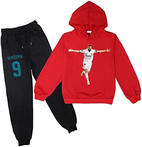 Duuloon 2 komada odjeća za dječake Benzama Atletske odjeće setovi padaju casual tracksuit hoodie i set za pranje trake
