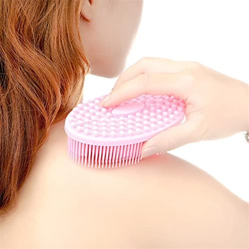 ZCMEB Slatka mekana silikonska četka za tijelo za pranje kupa za kupanje tuširanje kože prikladna za masažu za masažu šampona