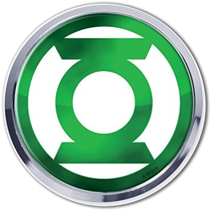 Elektroplate Green Lantern DC Comics Chrome Autom amblem