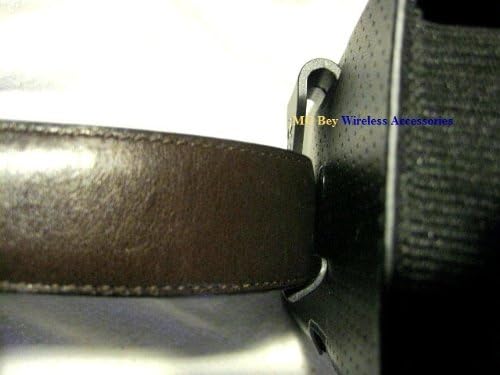 Nite Ize Crna Izvršna originalna kožna horizontalna teška ležišta X-velika torbica za futrolu s robusnim fiksnim remenom
