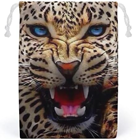 Ljuti leopard platna za odlaganje vrećice za višekratnu uporabu vrećice vrećice za vrećicu za torbu za kućno putovanje