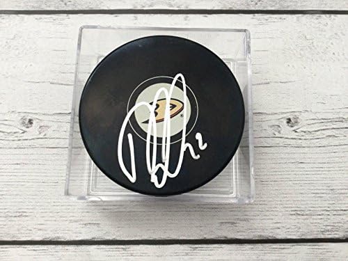 Hokejaški pak Anaheim Ducks s autogramom Dennisa Rasmussena-NHL Pakovi s autogramom Dennisa Rasmussena