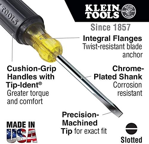 Klein Tools 92911 Komplet za alat za alat za pripravnike s 4 kliješta, 11-dijelom i 935AB4V razinom, 6,25-inčna magnetska