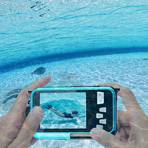 Acuvar 48MP Megapixel Vodootporni dvostruki zaslon Full HD 1080p Digitalni fotoaparat za pod vodom fotografija i video zapis
