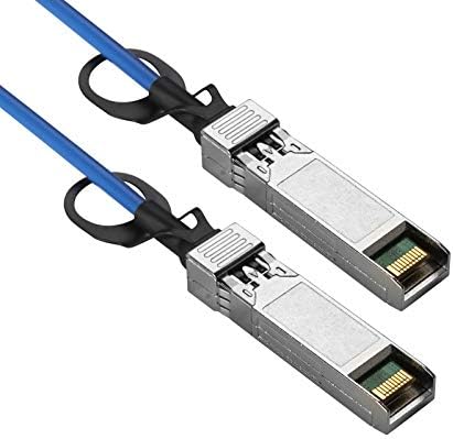 Macroreer Blue 10G SFP+ izravno pričvršćivanje kabela, 10GBE SFP+ do SFP+ DAC TWINAX kabel za ekstremne, 0,5-metarske pasivne