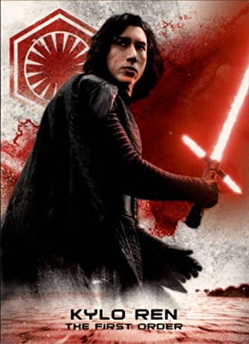 2018. Topps Star Wars Posljednji Jedi Series 2 Vojnici prvog narudžbe FO-1 KYLO REN COLLECIBLE FILMING TRGOVINSKA KARTICA