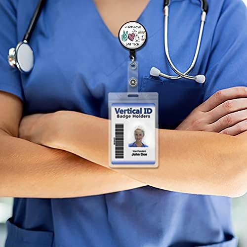 ; Uvlačivi držač značke za značku s kopčom Držači kartica s imenom za uredskog radnika liječnika medicinske sestre volontera