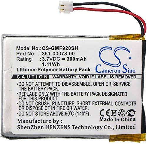 Zamjena baterije 361-00078-00 za bateriju od 920 do 361-00078-00