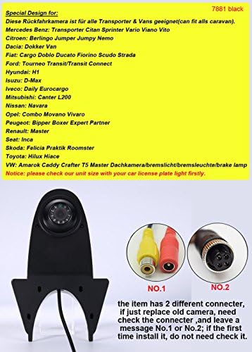 HD Color CCD Vodootporno vozilo Automobil Pogled sigurnosna kamera, kameri za preokret kuta za rezistentnu vrstu kuta gledanja