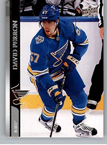 2020-21 Gornja paluba 155 David Perron St. Louis Blues NHL Trgovačka karta hokeja