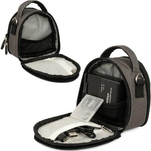 Siva torba za fotoaparat ograničene serije Torbica digitalni fotoaparat Casio EXILIM Zoom EX S200 EX FH100 EX-G1 EX H30 EX