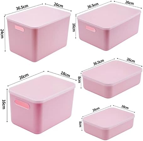 ; Plastična kutija za pohranu ružičastih stolnih igračaka košara za pohranu kućanstva donje rublje grudnjak organizator nakita