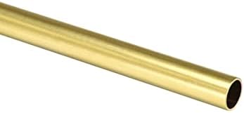 Unifizz mesingana okrugla cijev bakrena cijev cijev H65 24 mm OD debljina zida 1 mm duljina 100 mm duljina besprijekorne