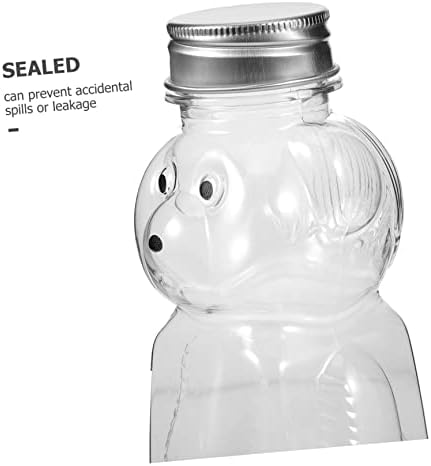 Veemoon 30 pcs mlijeko čaj plastična boca čisti plastične boce poliester hladno piće mali medvjed