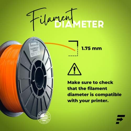 Filament 1,75 mm PLA 3D pisač filament, 1 kg kalem, dimenzijska točnost +/- 0,03 mm, 3D tiskarski filament