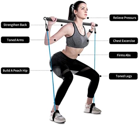 Fitnes otpornosti pojasa Elastične gumene trake za vježbanje cijevi za cijev Povlačite višenamjenski trening expander pilates