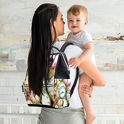 Torbe za torbe od pelena s pelenom mama ruksak veliki kapacitet za pelene torbe za njegu za njegu bebe