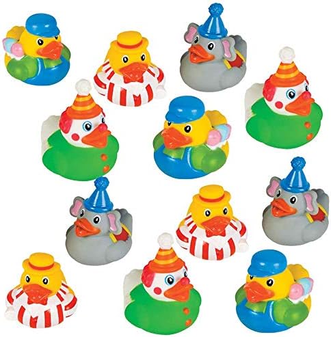 Kicko karneval gumene patke - 2 -inčni razne patke, 12 pakiranja
