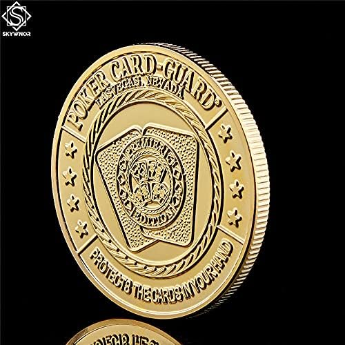 Replika Komemorativna kovanica kineski stajaće crno -bijeli logotip Osam kartica čuvara i valutnih zanata za prikupljanje