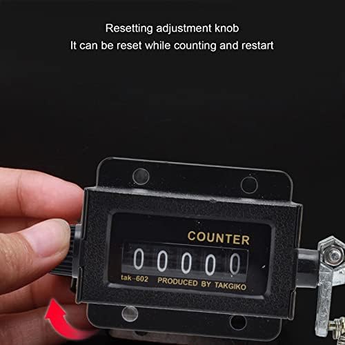 Brojač bala, 5-znamenkasti mehanički brojač za brojanje pouzdan i izdržljiv za ispis u industriji za strojeve