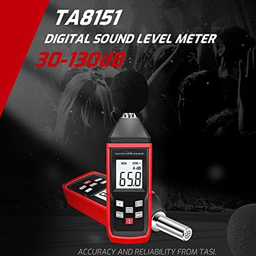 TWDYC digitalni profesionalni zvuk mjerača mjerača zvuka detektor zvuka mjera decibel monitor za mjerenje instrumenta