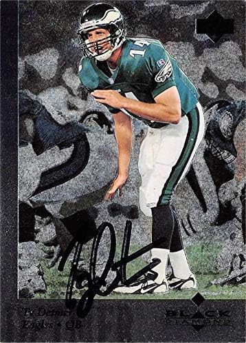 TY DETMER Autografid Football Card 1997 Gornja paluba Black Diamond 84 - NFL nogometne kartice s autogramima