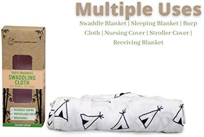 Muslin deka za bebe, savršena prijemna omota za novorođenčad i dječake, unisex mekani svilenkasti bambus + pamučni prekrivanje