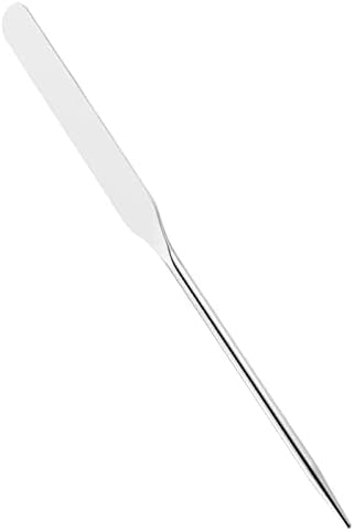 Lopatice za šminkanje od nehrđajućeg čelika, profesionalni kozmetički štapić za miješanje lica duljine 161 mm, alat za umjetnike