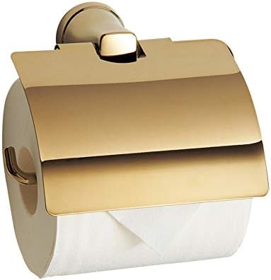 RELINES Držač papira za papir pribor za toalet isporučuje blijedo zlato S3219 serija S3219PHPG Tijelo: dubina 5,2 inča, tijelo: