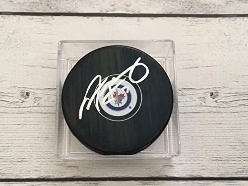 Hokejaški pak Vinnipeg Jets s autogramom Adama Laurie Ambo-NHL Pakovi s autogramom