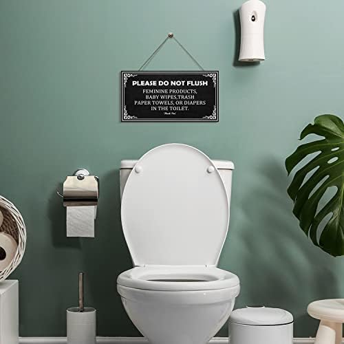 Creoate kupatila natpis zidni dekor, smiješni citati kupaonice molim vas nemojte ispirati kupaonicu zid crno rustikalno drvo