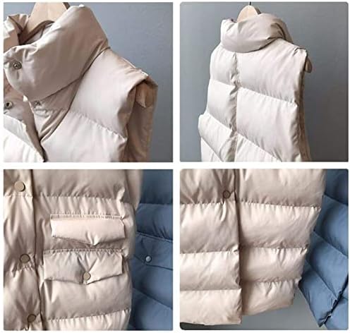 Osnovni kaputi s kaputima Žene dugačka zimska zabava gumb Down Cardigan Cotton Comfort Boxy Fit SOLID