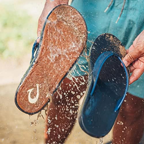 Olukai Koko'o muške sandale na plaži, brzo suhi tobogani za flip-flop, otporni na vodu i lagani, kompresijski oblikovani