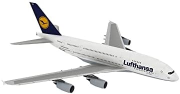 Mookeenone 16*10*9cm A380 Njemački Lufthansa Airbus Civil Airliner Model 16cm Simulacijski model zrakoplovnog modela zrakoplovstva
