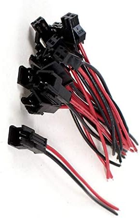 12pcs audio i video pribor Crna, crvena, 11cm duga, 2-terminalni priključci i Adapteri, konektor za pigtail
