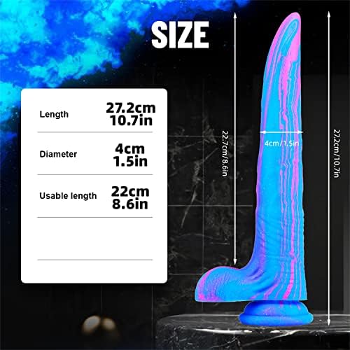 Realni ogromni dildo 10,7 inčni realni ekstra dugi fleksibilni silikonski dildosi s jakim usisnim šalicama za odrasle seksualne