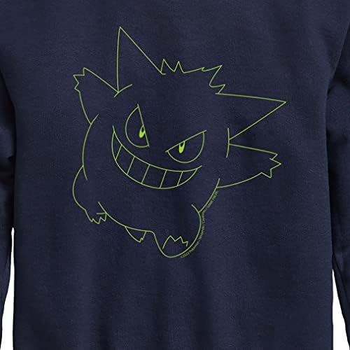 Hibridna odjeća - Pokémon - Gengar Neon - Tweershirt za runo za mlade