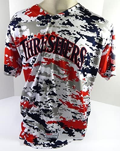 2022 Clearwater Theress 25 Igra izdana Crveni camo dres veterani vojska 50 5 - Igra korištena MLB dresova
