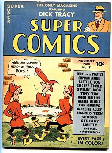 Super strip 7 1938-dick traci-siroče Annie-rijetki strip Zlatnog doba